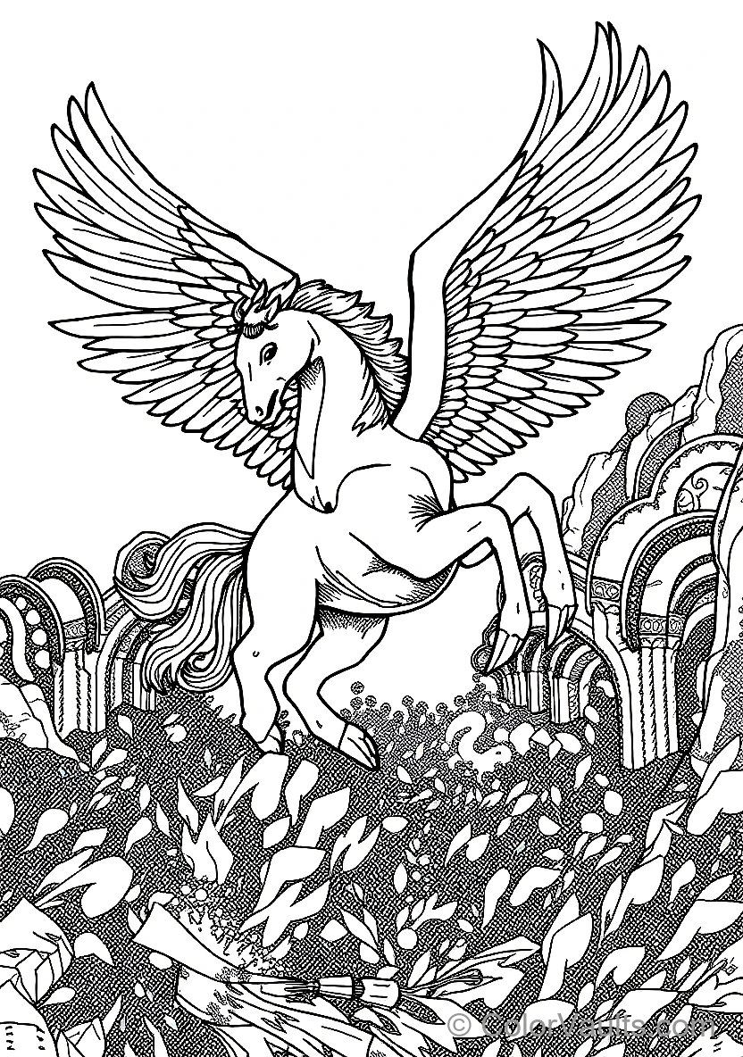 Winged Horse Pegasus (Scene 41)