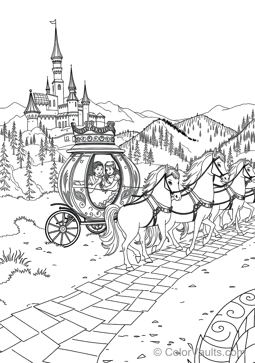 Charming Royal Carriage Procession (Scene 9)