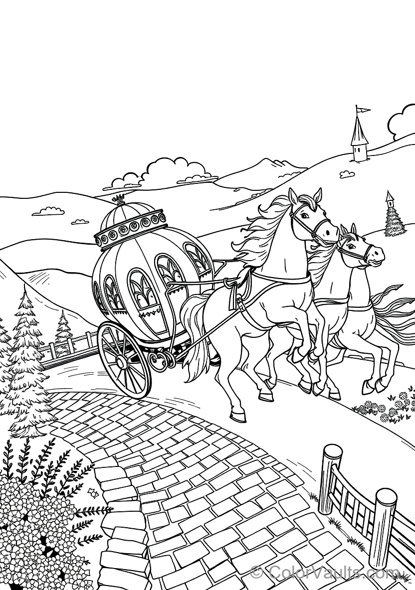 Charming Royal Carriage Procession (Scene 12)