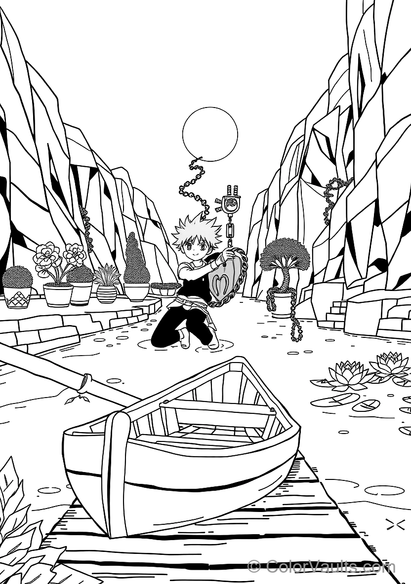 Hunter x Hunter coloring page 3