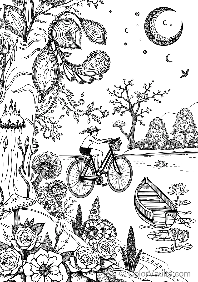 Intricate Patterns & Mosaics coloring page 2