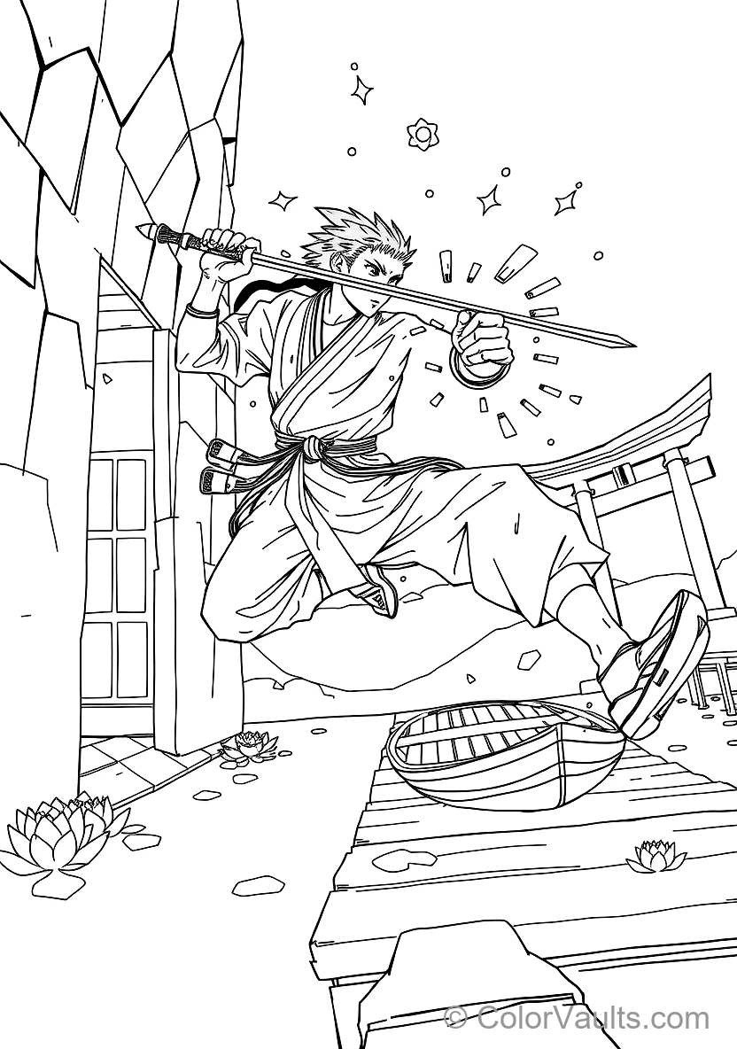 Jujutsu Kaisen coloring page 3