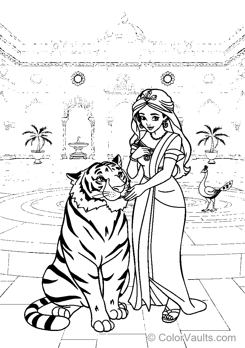 A Woman With A Tiger (Scene 3)
