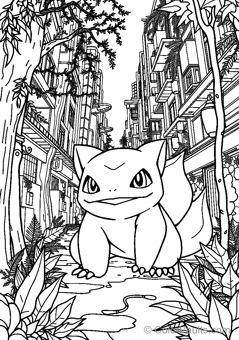 Bulbasaur In An Urban Jungle