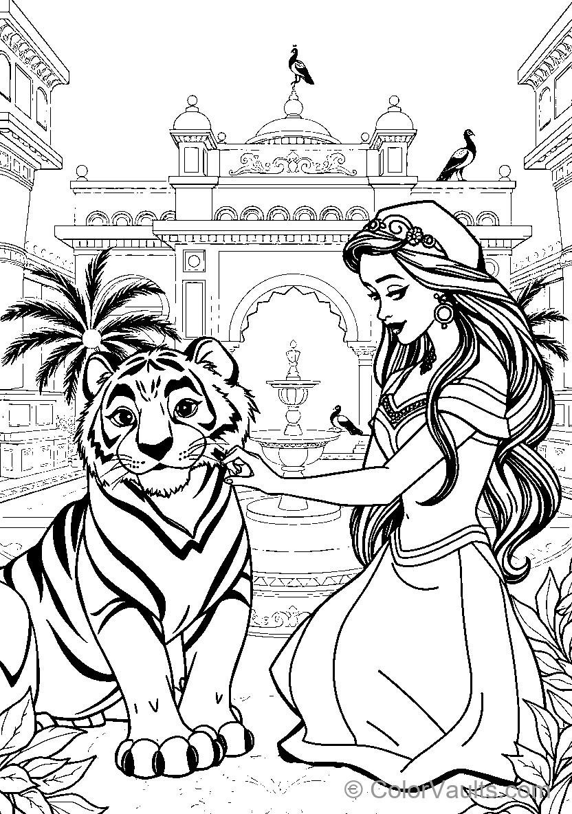 Woman Feeding Tiger