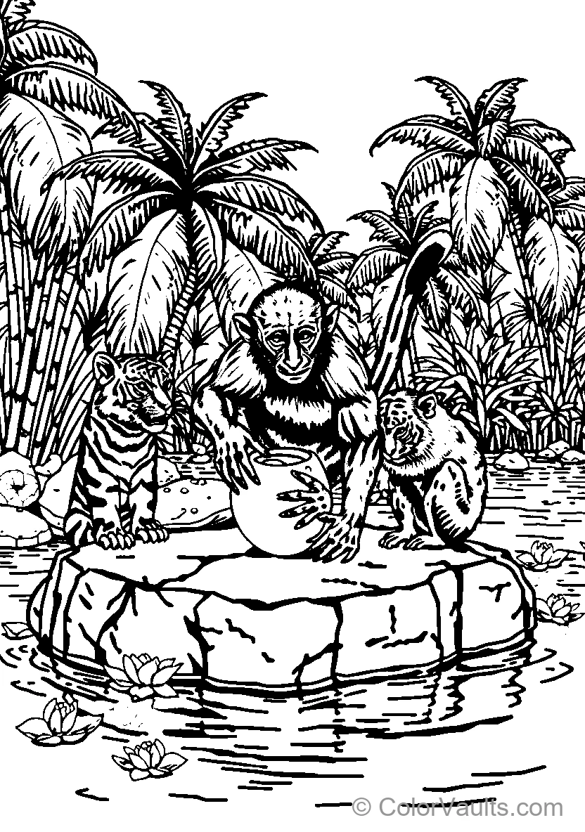 Monkey By The Water