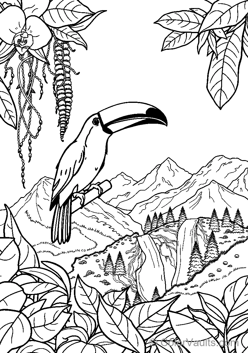 Toucan In The Jungle (Scene 2)