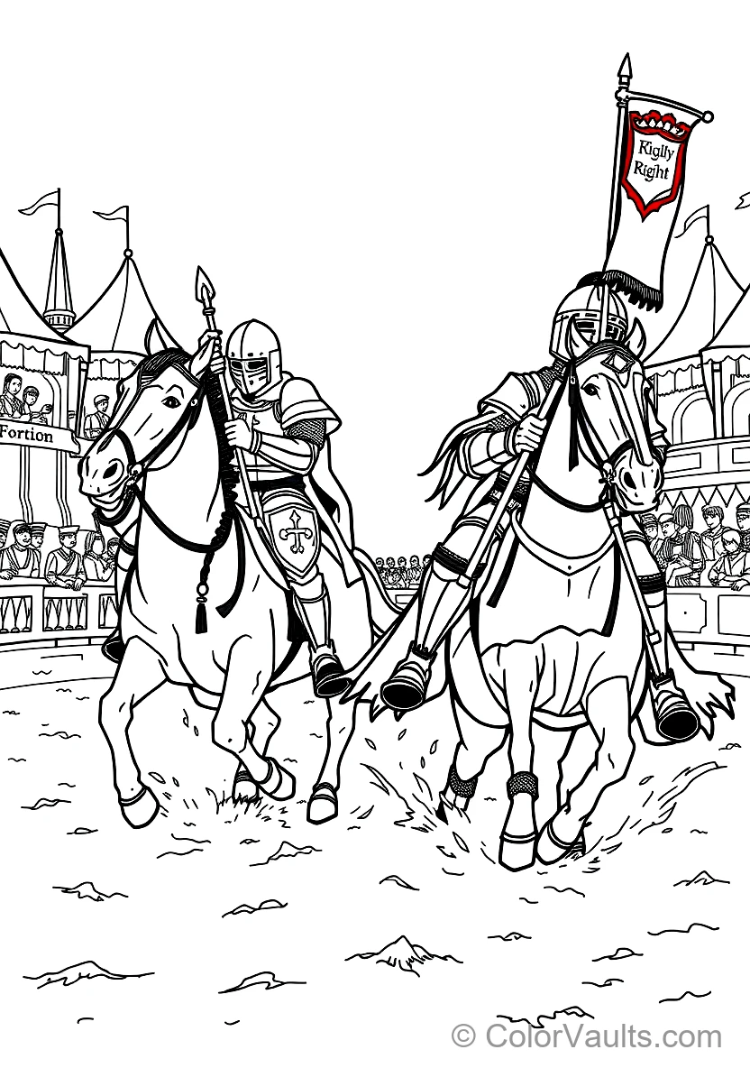 Brave Knight in Full Steel Armor Holding Broadsword (2)