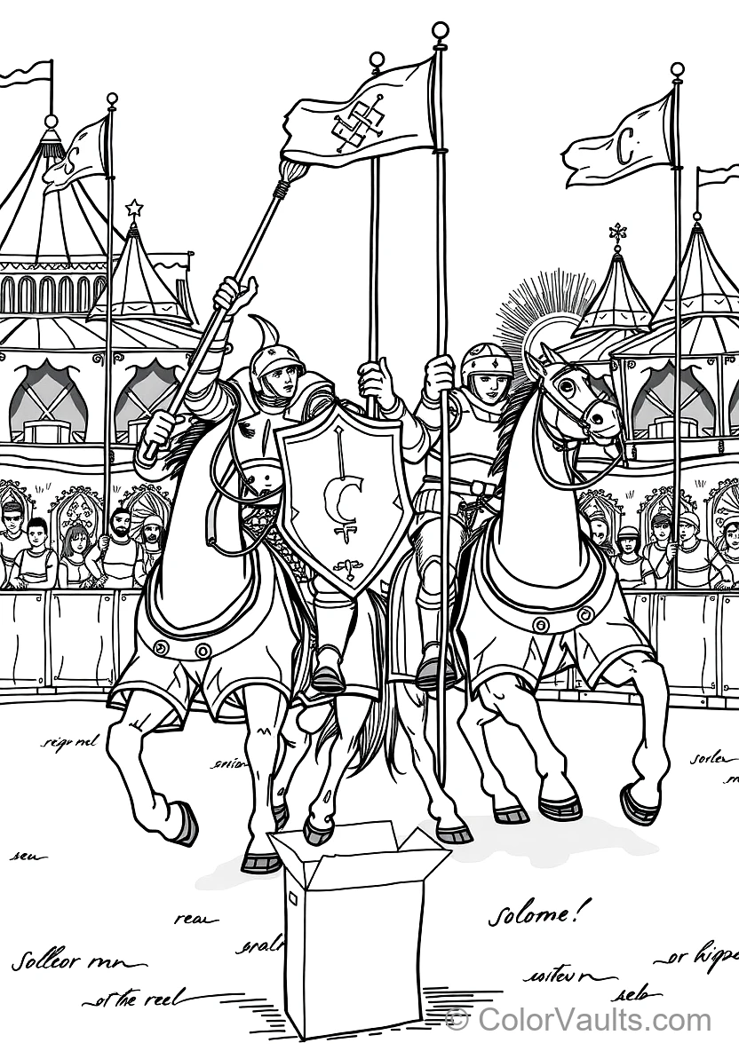 Brave Knight in Full Steel Armor Holding Broadsword (3)
