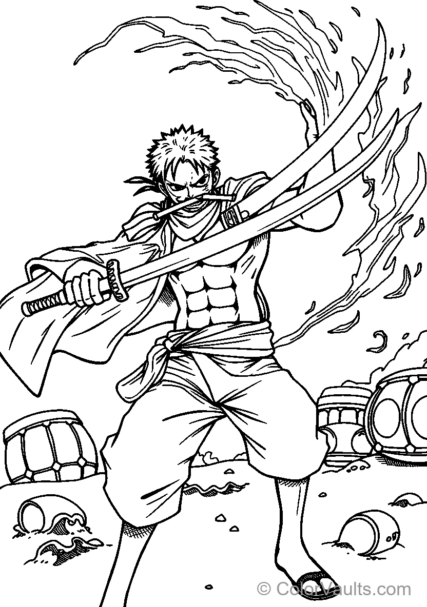 Flaming Sword Warrior