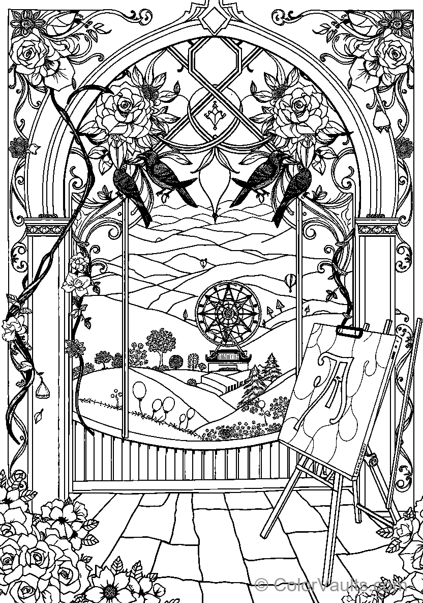 Fantasy Landscape (Scene 3)