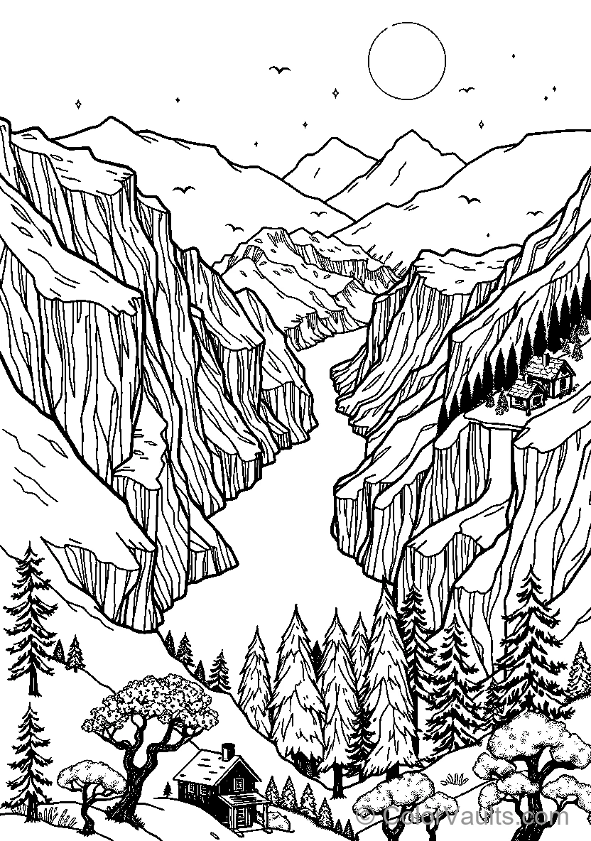Mountain River Valley