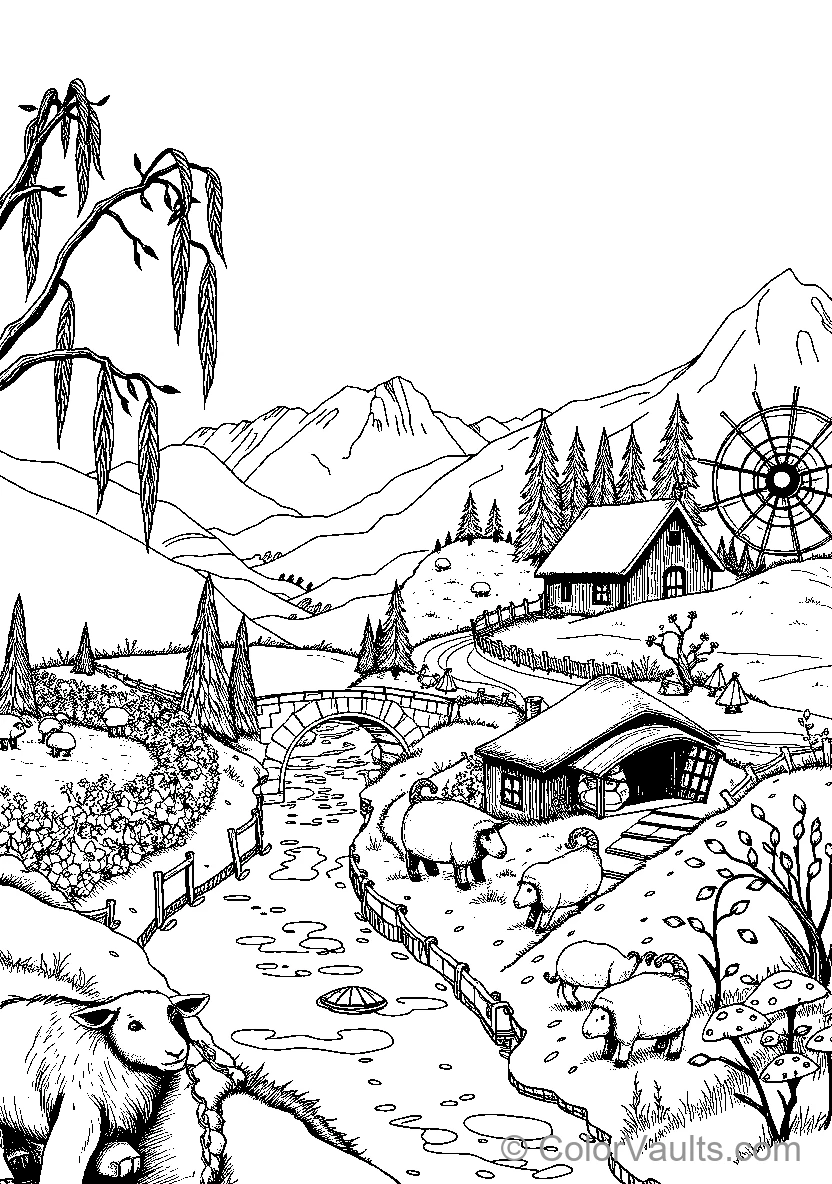 Rural Landscape (Scene 5)