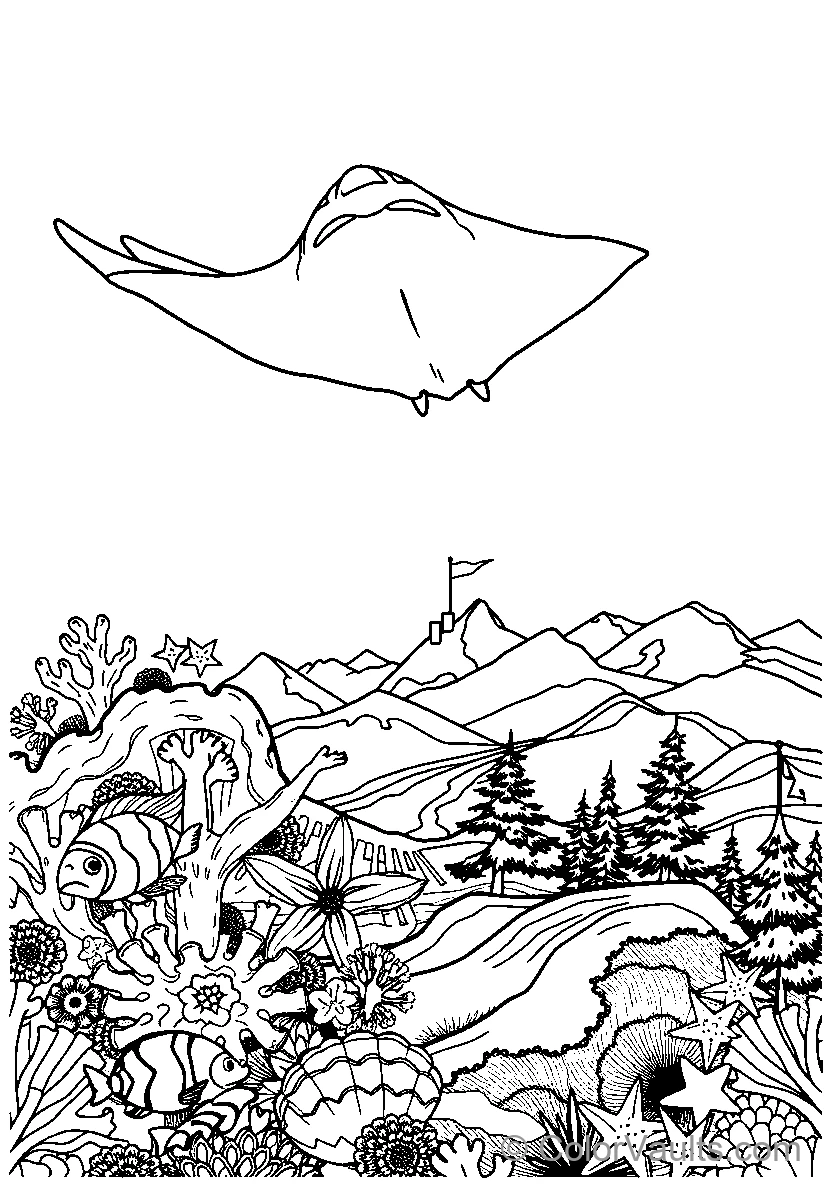 Ufo Over Landscapes