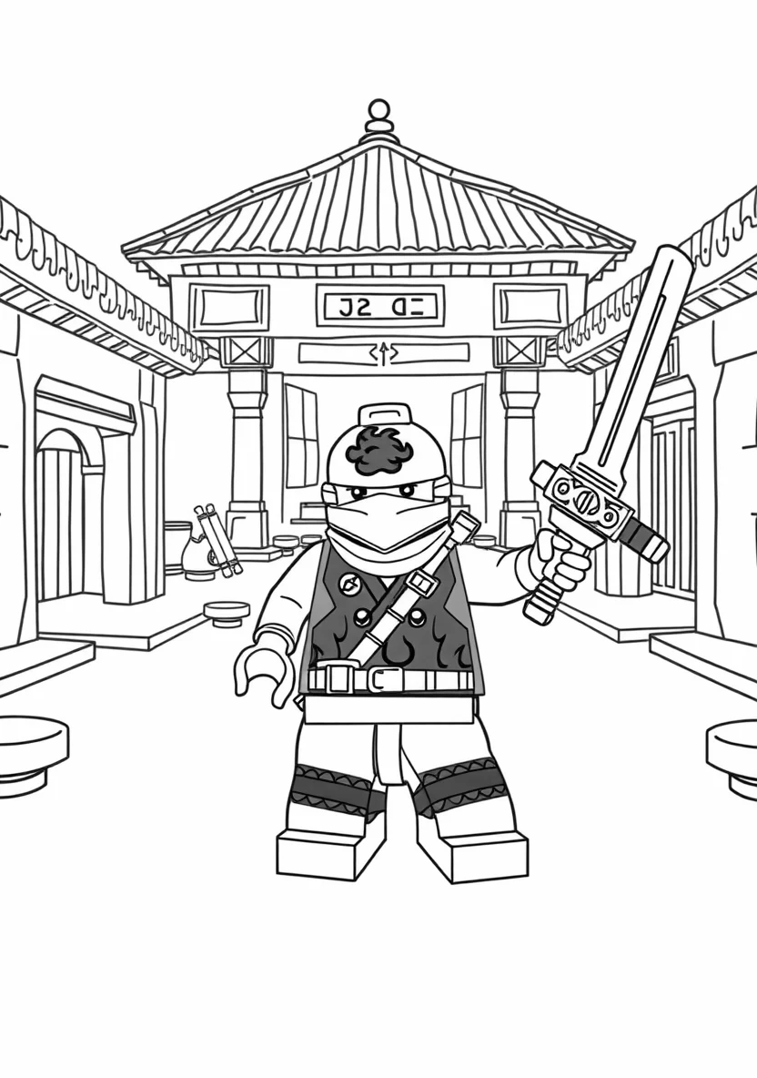 Kai the Red Fire Ninja in