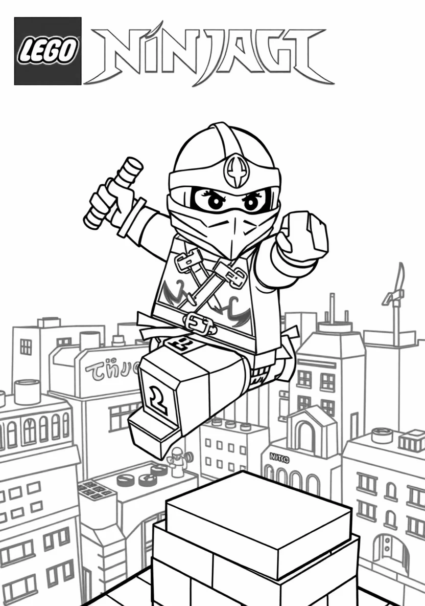 Kai the Red Fire Ninja in