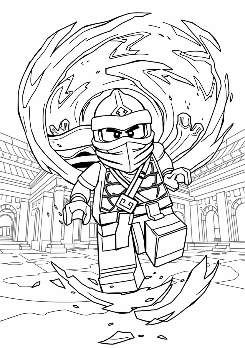 Kai the Red Fire Ninja in