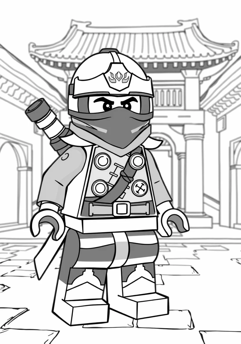 Kai the Red Fire Ninja in