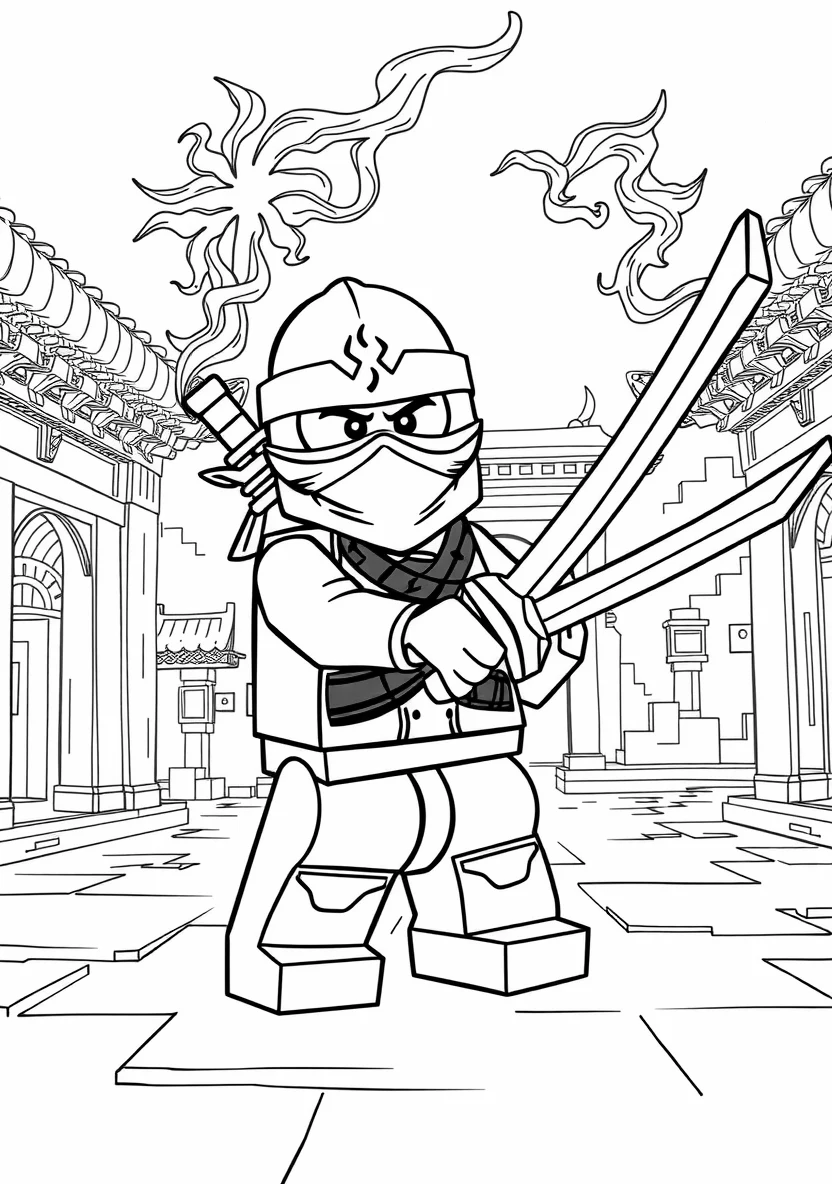 Kai the Red Fire Ninja in