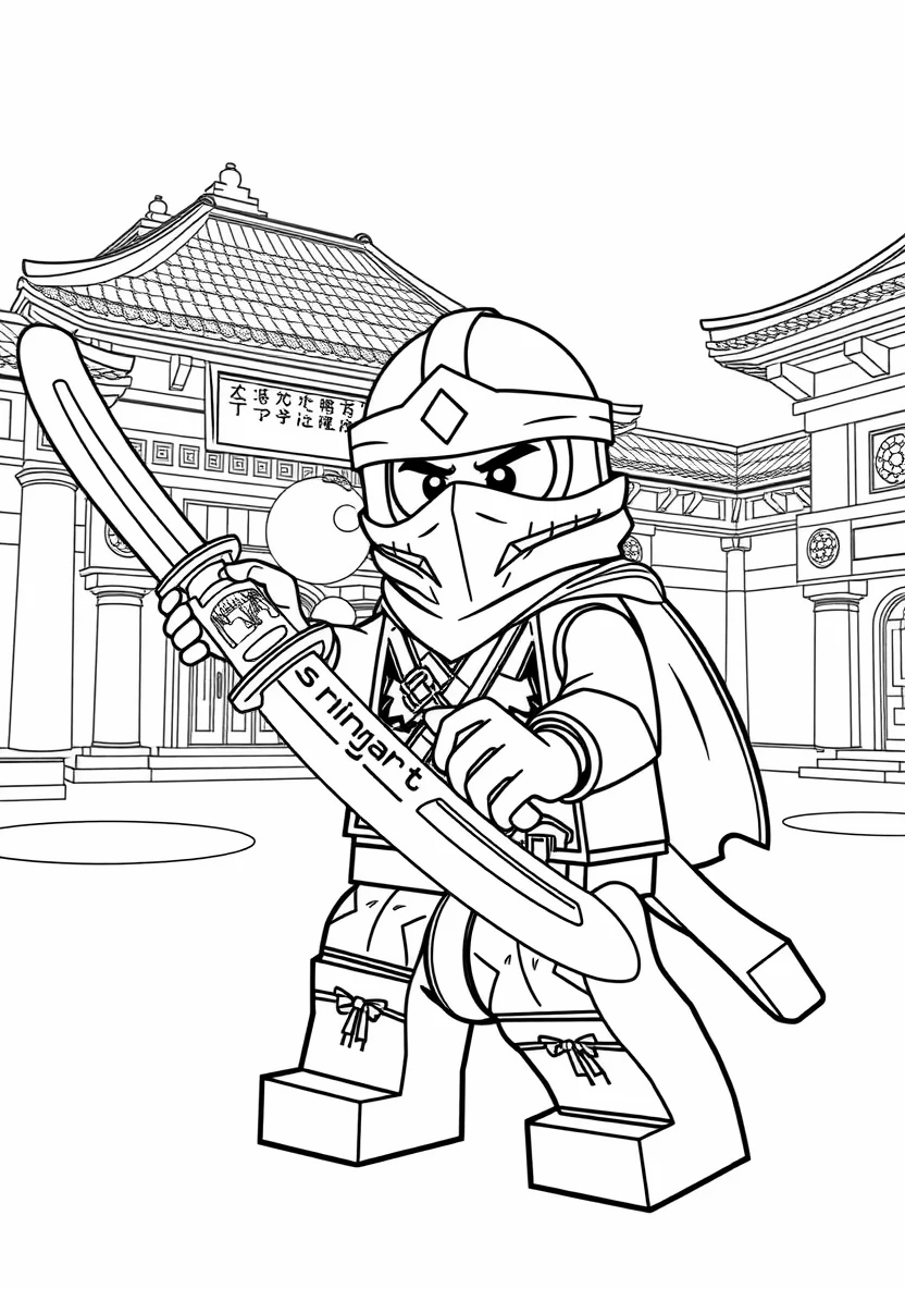 Kai the Red Fire Ninja in