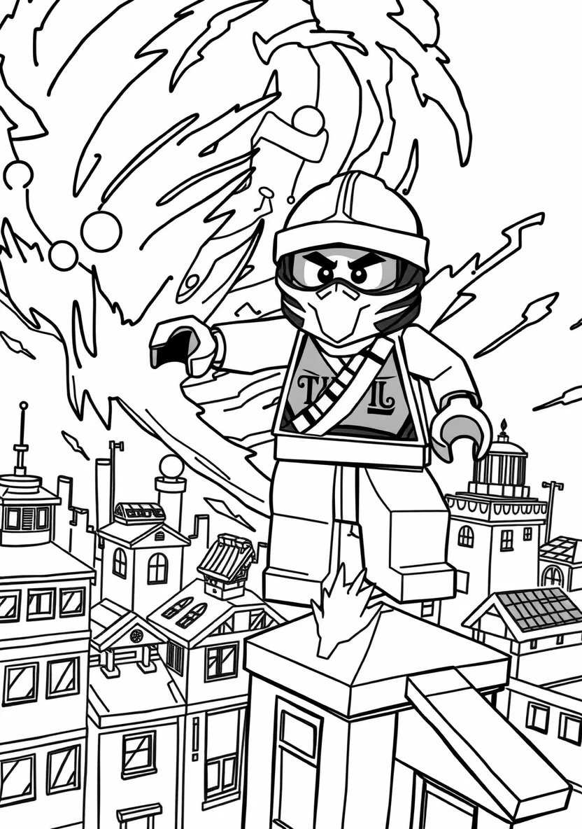 Kai the Red Fire Ninja in