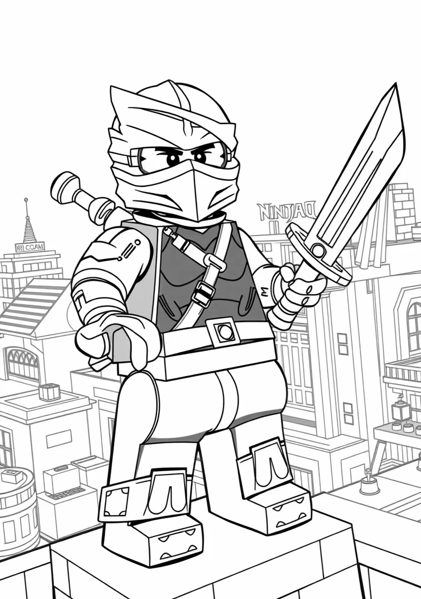 Kai the Red Fire Ninja in