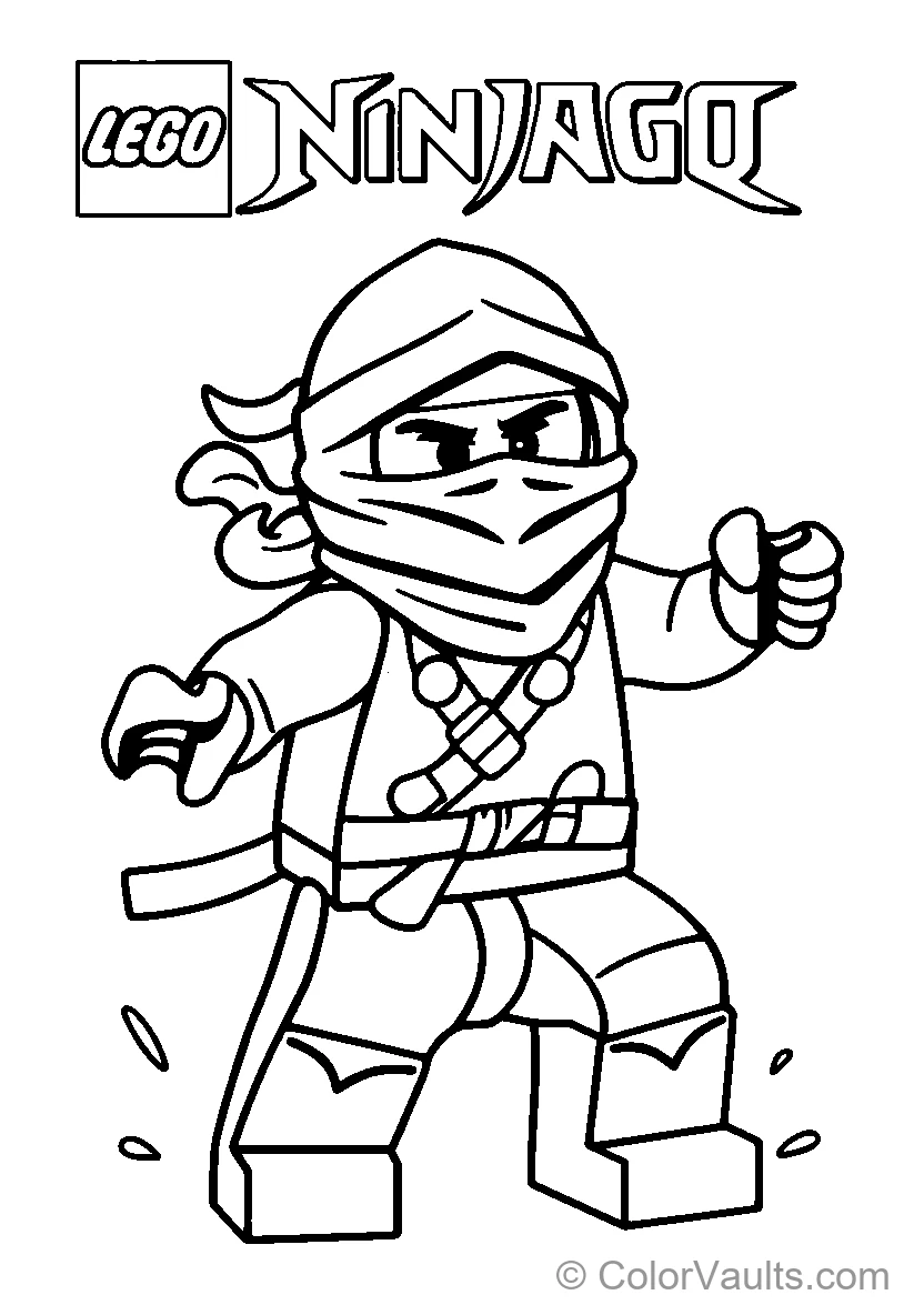 Lego Ninjago coloring page 2