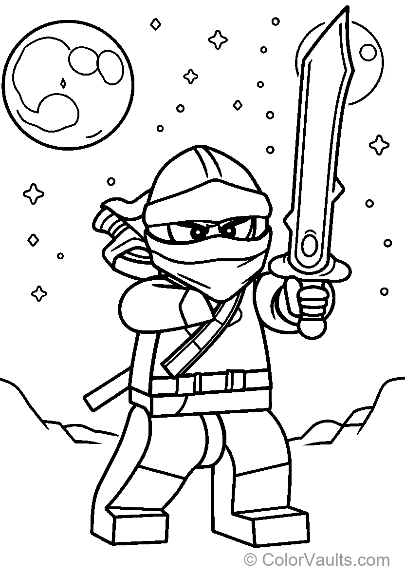 Lego Ninjago coloring page 3