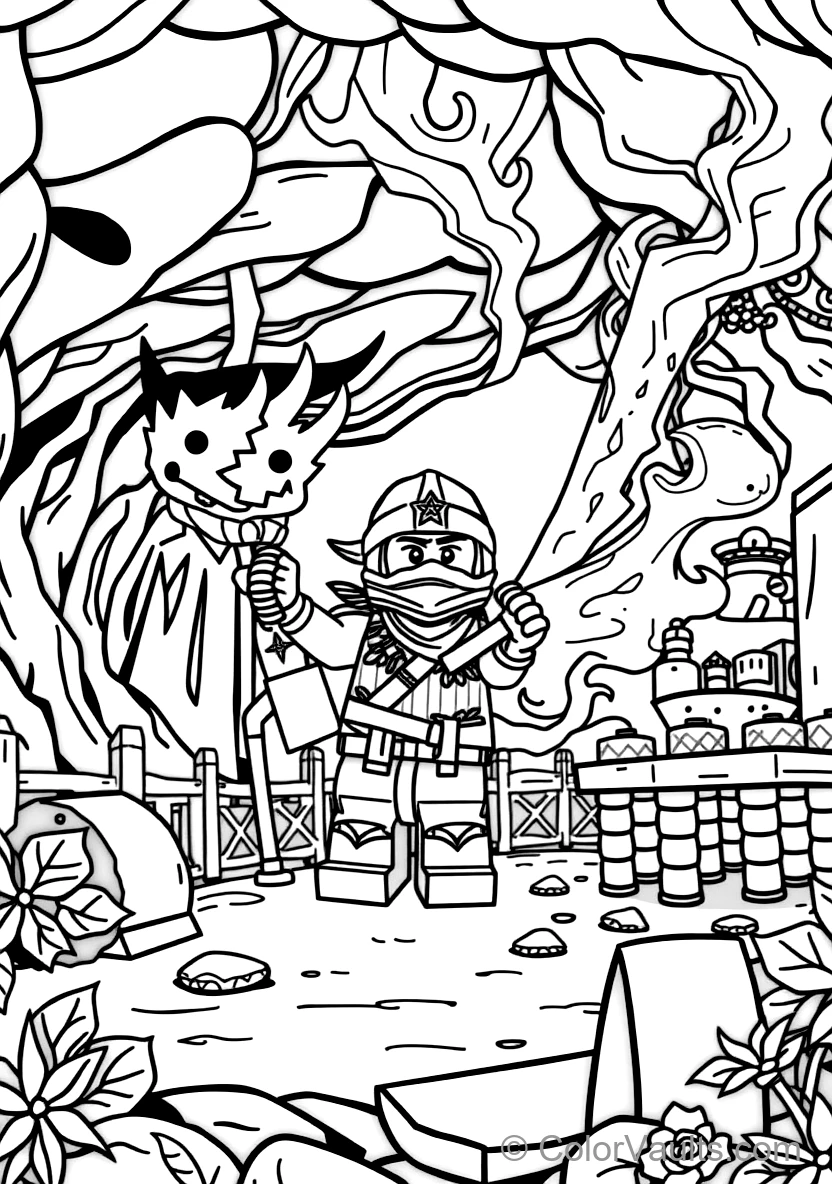 Kai the Ninja of Fire Unleashing Spinjitzu Fire (Scene 2)