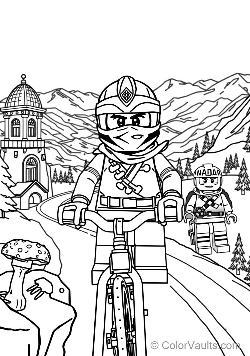 Zane the Titanium Ninja of Ice Freezing Enemies (Scene 20)