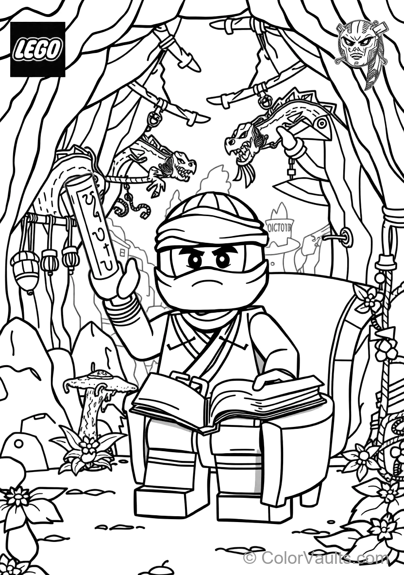 Kai the Ninja of Fire Unleashing Spinjitzu Fire (Scene 18)