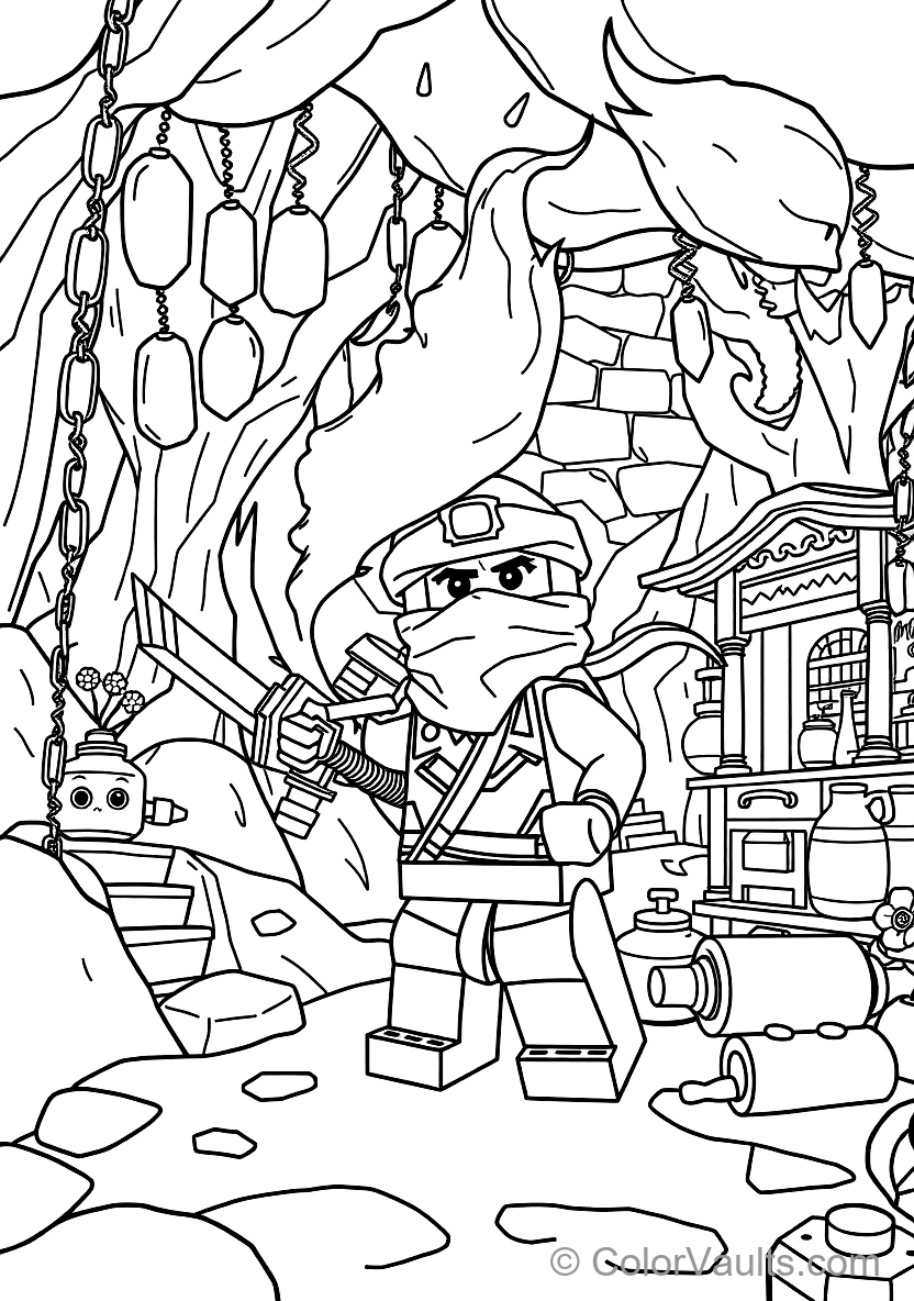 Kai the Ninja of Fire Unleashing Spinjitzu Fire (Scene 20)