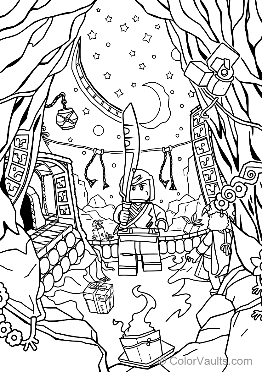 Kai the Ninja of Fire Unleashing Spinjitzu Fire (Scene 27)