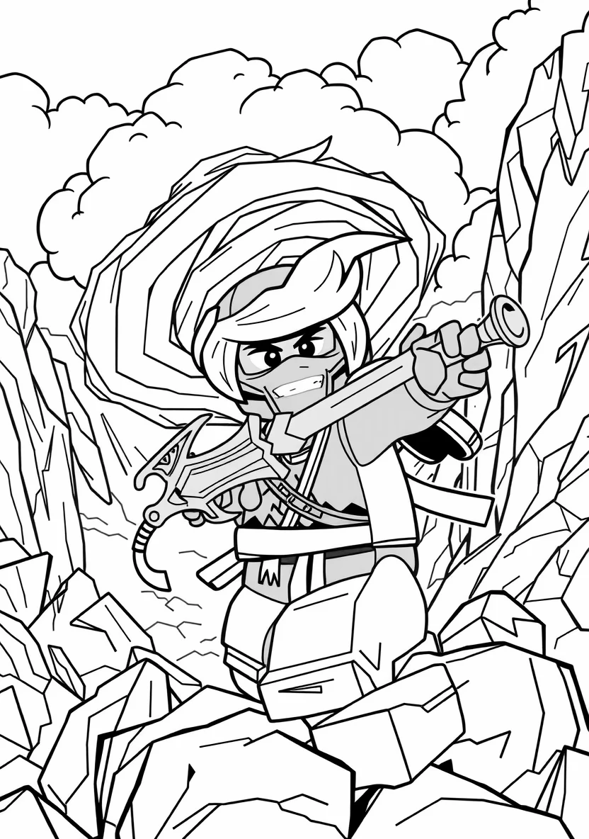 Lloyd the Green Ninja Hold