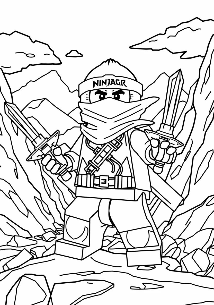 Zane the White Ice Ninja H
