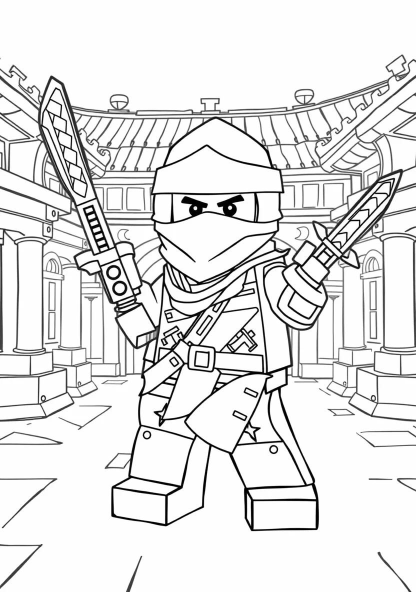 Zane the White Ice Ninja H