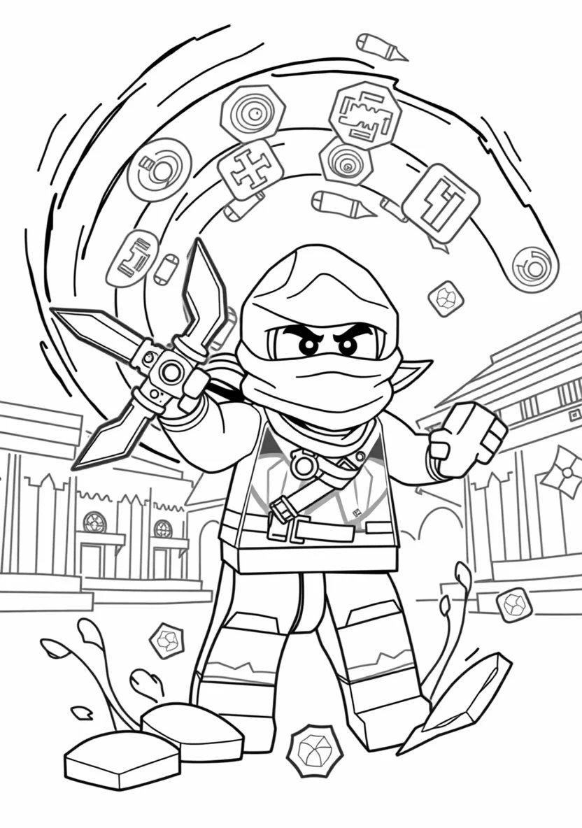 Zane the White Ice Ninja H