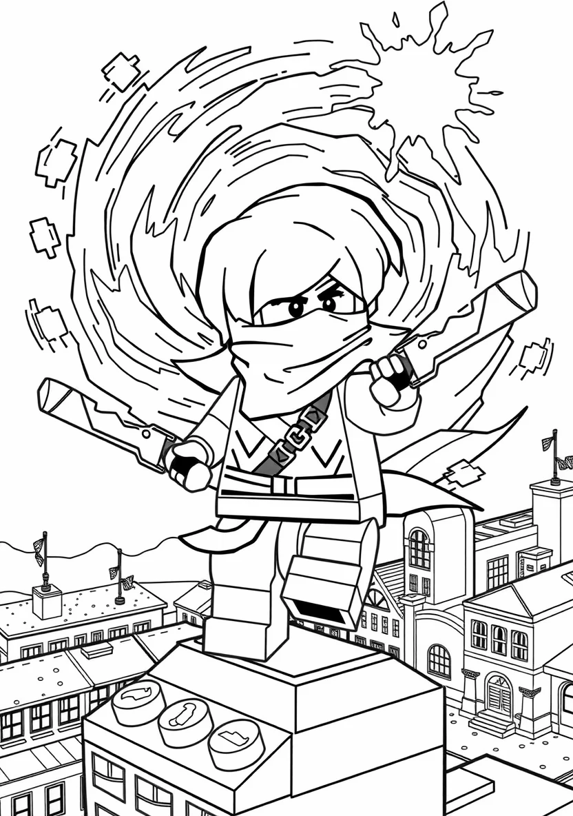 Zane the White Ice Ninja H