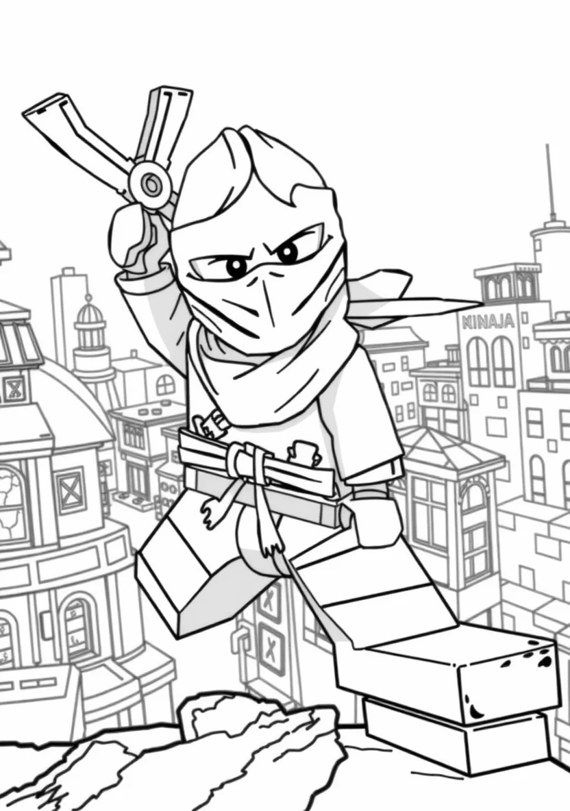 Zane the White Ice Ninja H
