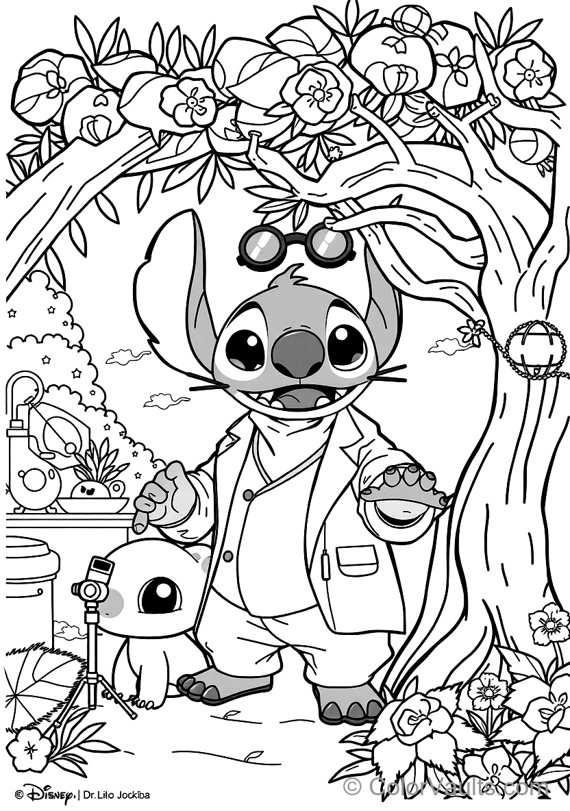 Lilo & Stitch coloring page 2
