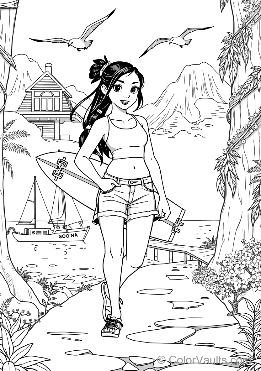 Nani Pelekai From Disney (Scene 6)