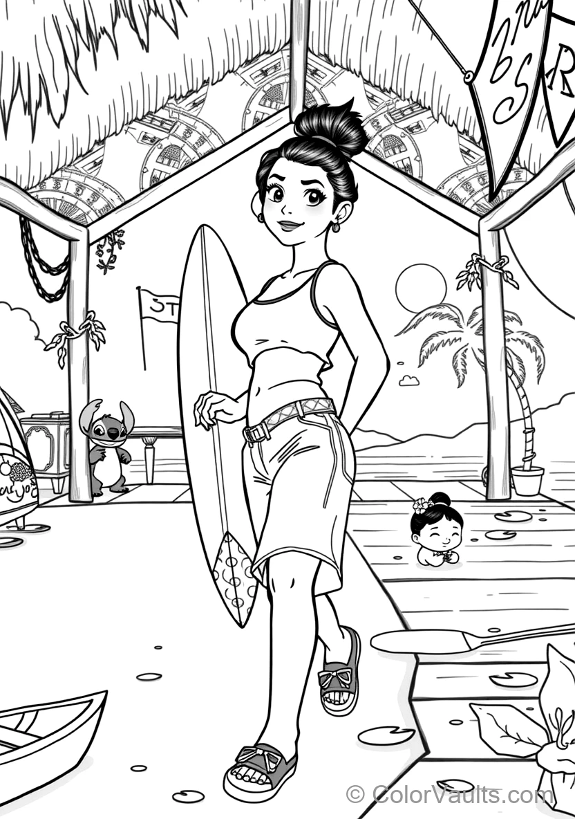 Nani Pelekai From Disney (Scene 95)
