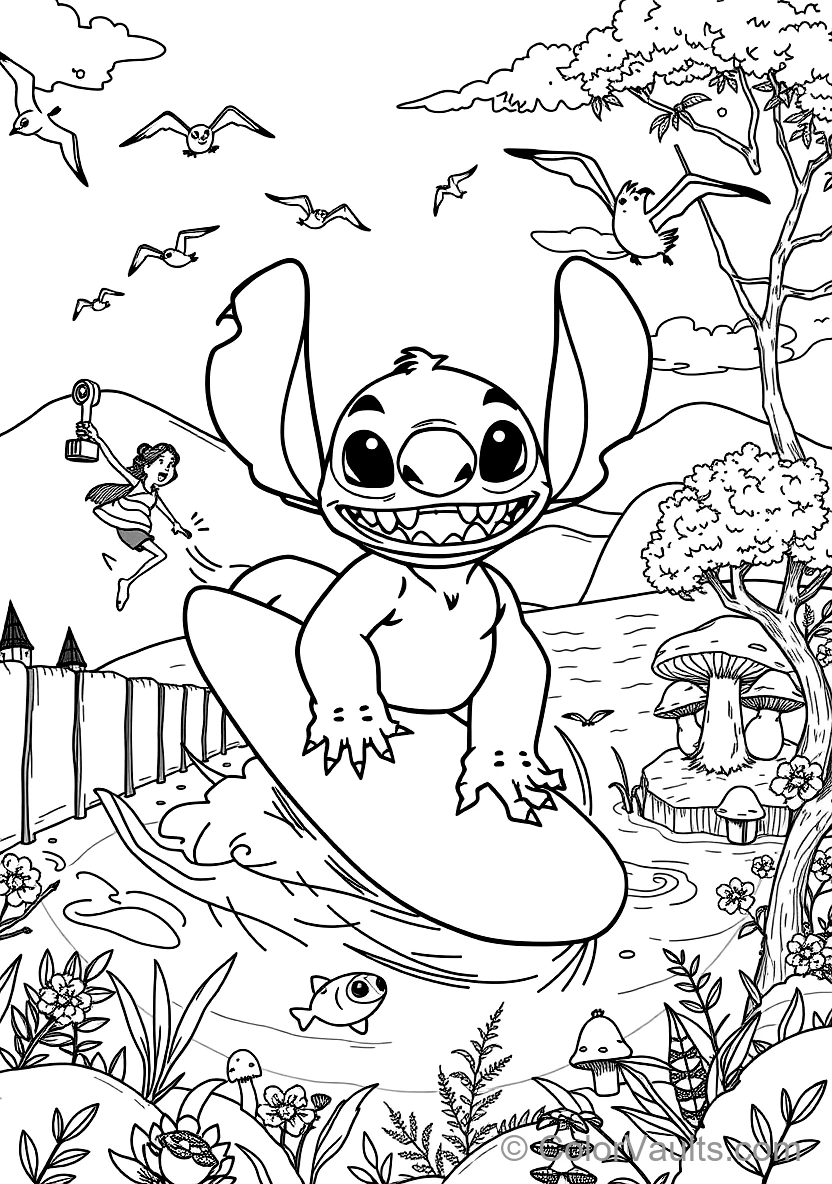 Stitch Experiment 626 Fro (Scene 15)