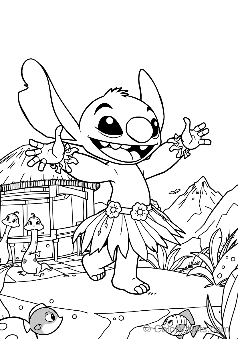Stitch Experiment 626 Fro (Scene 46)