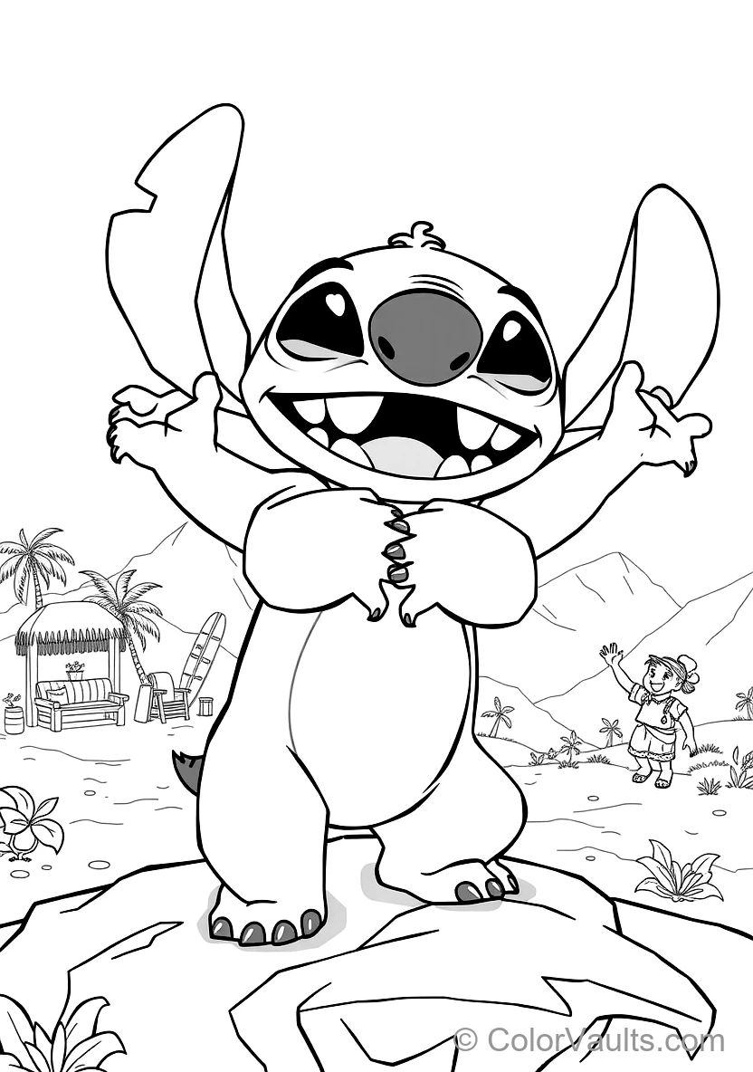 Stitch Experiment 626 Fro (Scene 105)