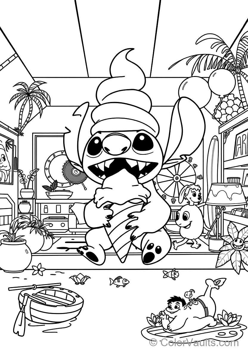 Stitch Experiment 626 Fro (Scene 123)