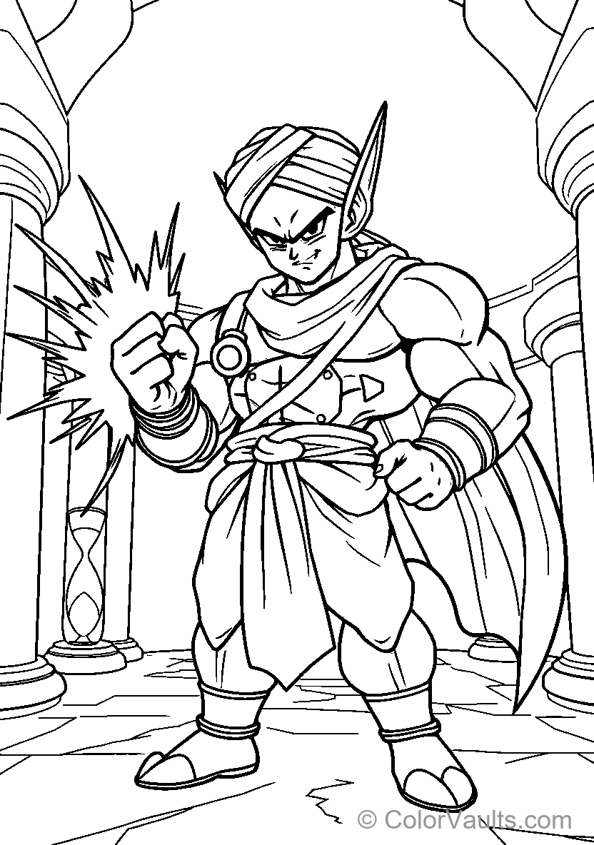 Magic Wizards & Spells coloring page 2