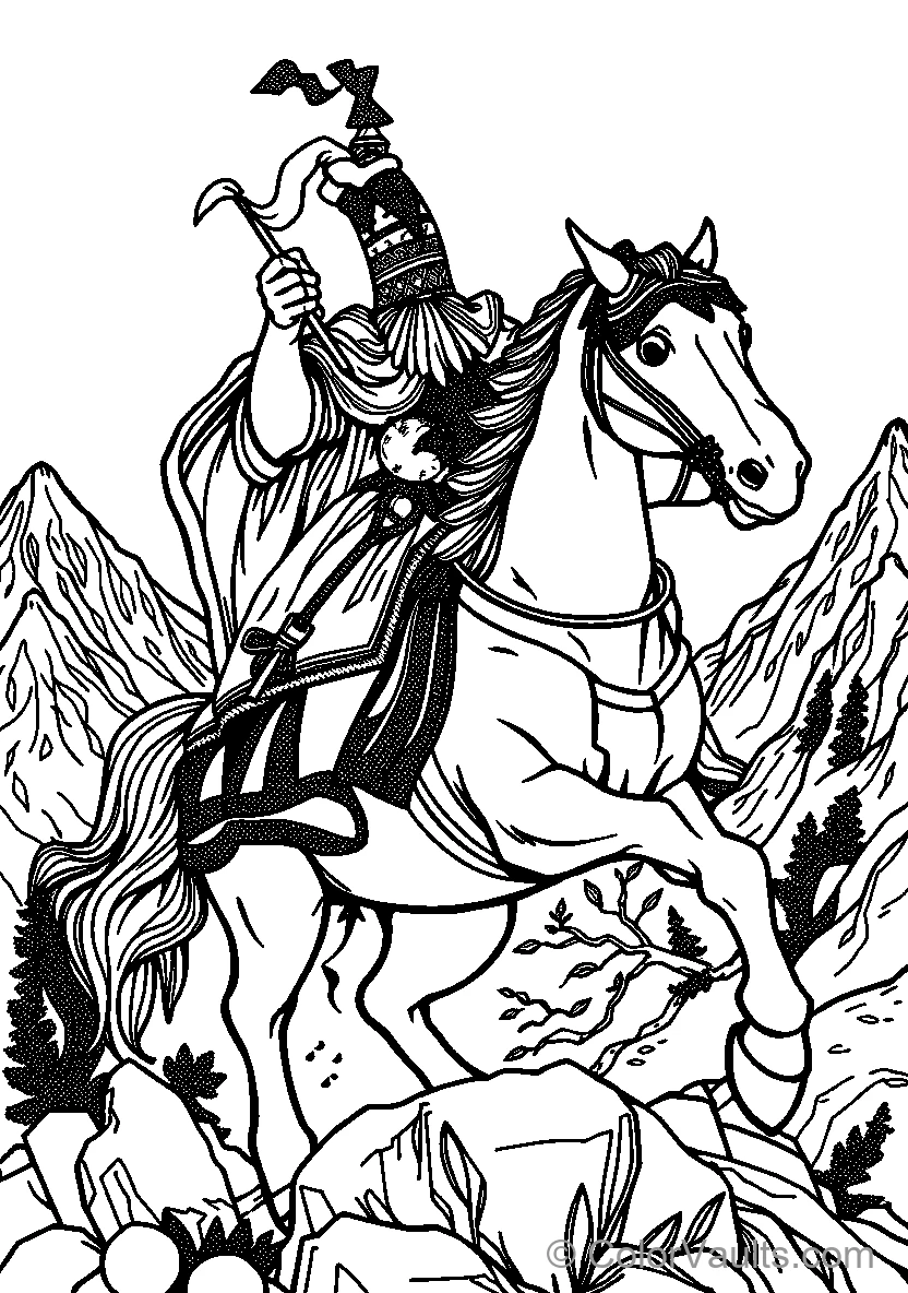 Wizard On Horseback (Scene 5)