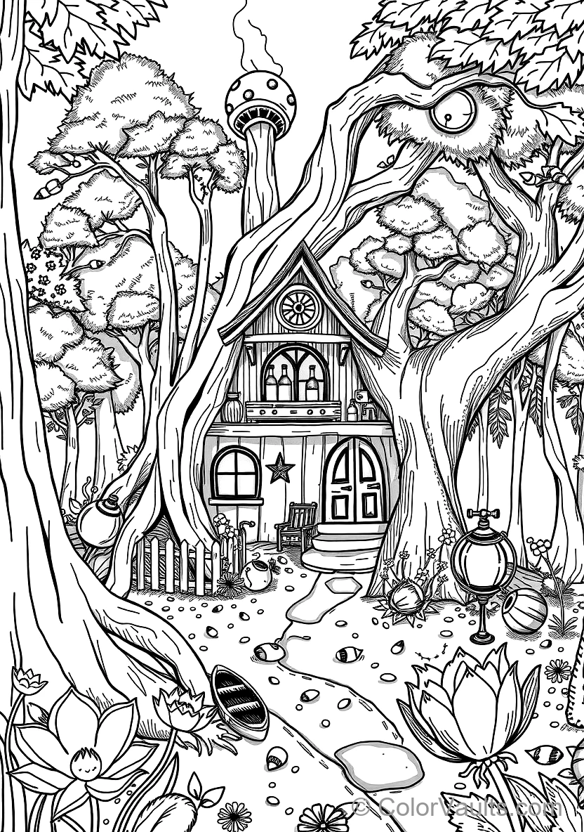 An Enchanted Magical For (Scene 3)