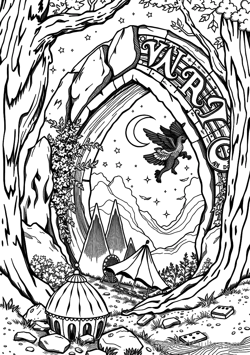 An Enchanted Magical For (Scene 9)
